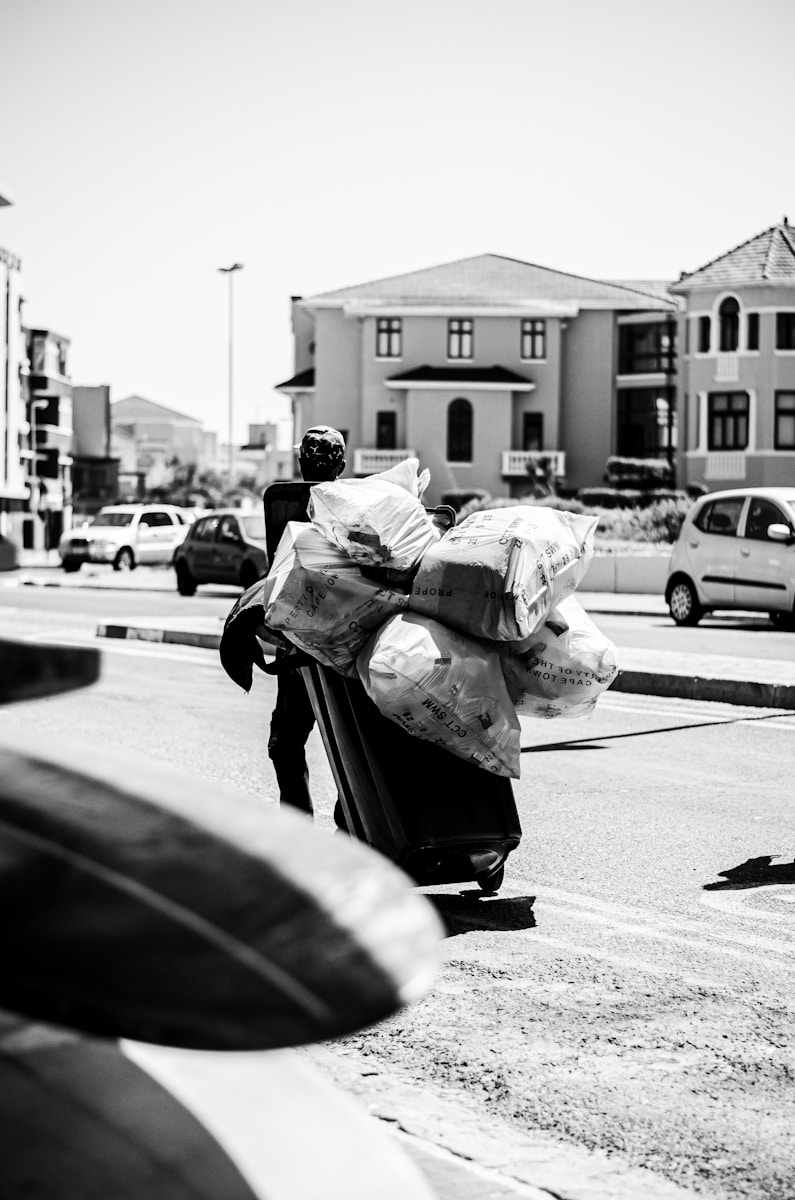 Families leaving their homes during Constantia Forced Removals in South Africa
