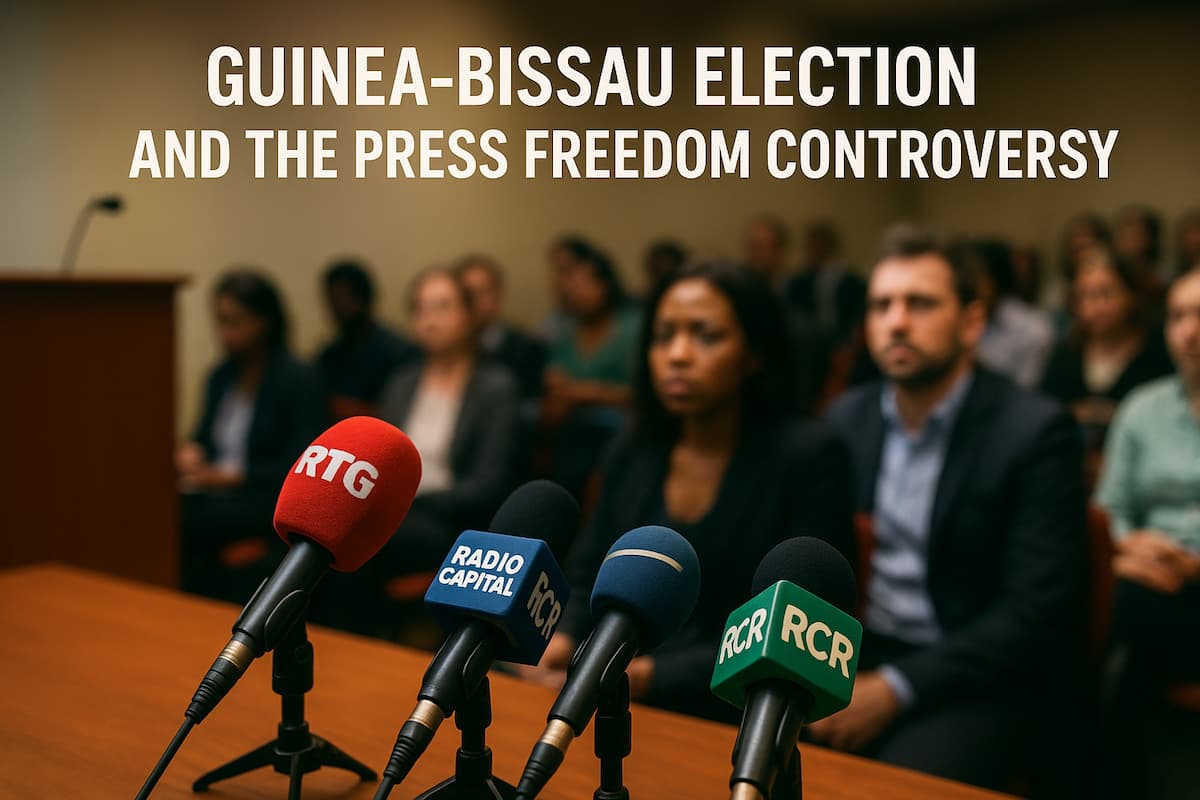 Journalists restricted at Guinea-Bissau election press conference
